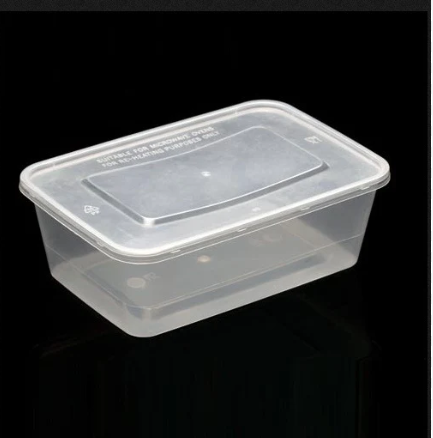 (250 Pc Carton) 500 ML Disposable Food Storage Containers - Transparent Takeaway Containers