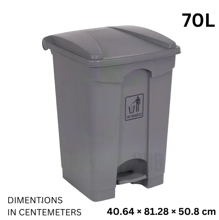 70 Litre Plastic Garbage Bin – Heavy-Duty Dustbin for Commercial Use
