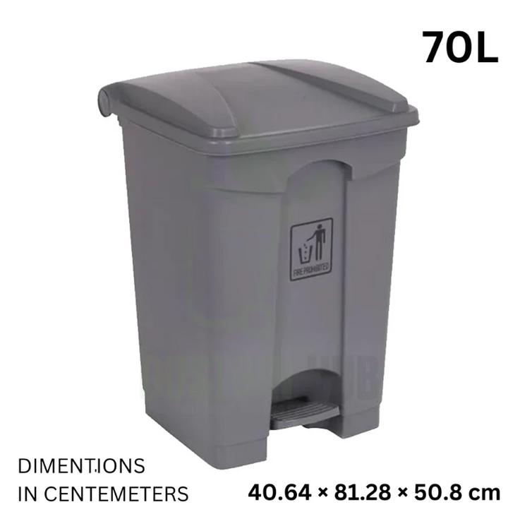70 Litre Plastic Garbage Bin – Heavy-Duty Dustbin for Commercial Use