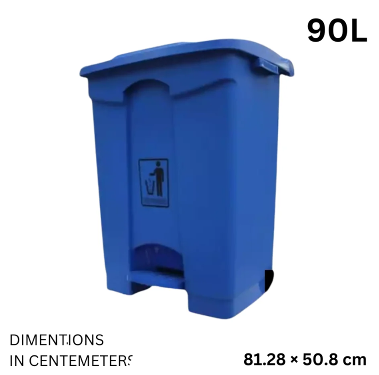 90 Litre Plastic Dustbin – Large Plastic Garbage Bin in Pakistan