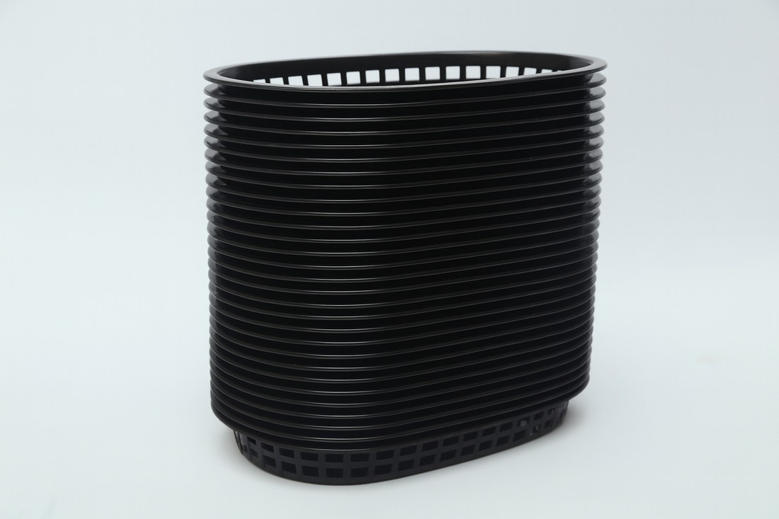 Plastic Burger Basket – 50 Pcs | Durable Serving Baskets for Restaurants & Cafés in GCC