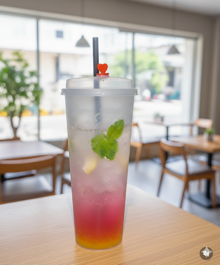 Store It Reusable PP Tumbler Cups – Pack of 500 | 16oz & 22oz Plastic Cold Drink Cups with Lid & Straw | BPA-Free, Custom Printing Available, Ideal for Cafes, Events & Takeaway