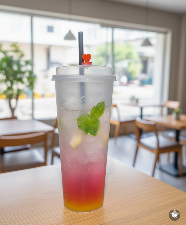 Store It Reusable PP Tumbler Cups – Pack of 500 | 16oz & 22oz Plastic Cold Drink Cups with Lid & Straw | BPA-Free, Custom Printing Available, Ideal for Cafes, Events & Takeaway