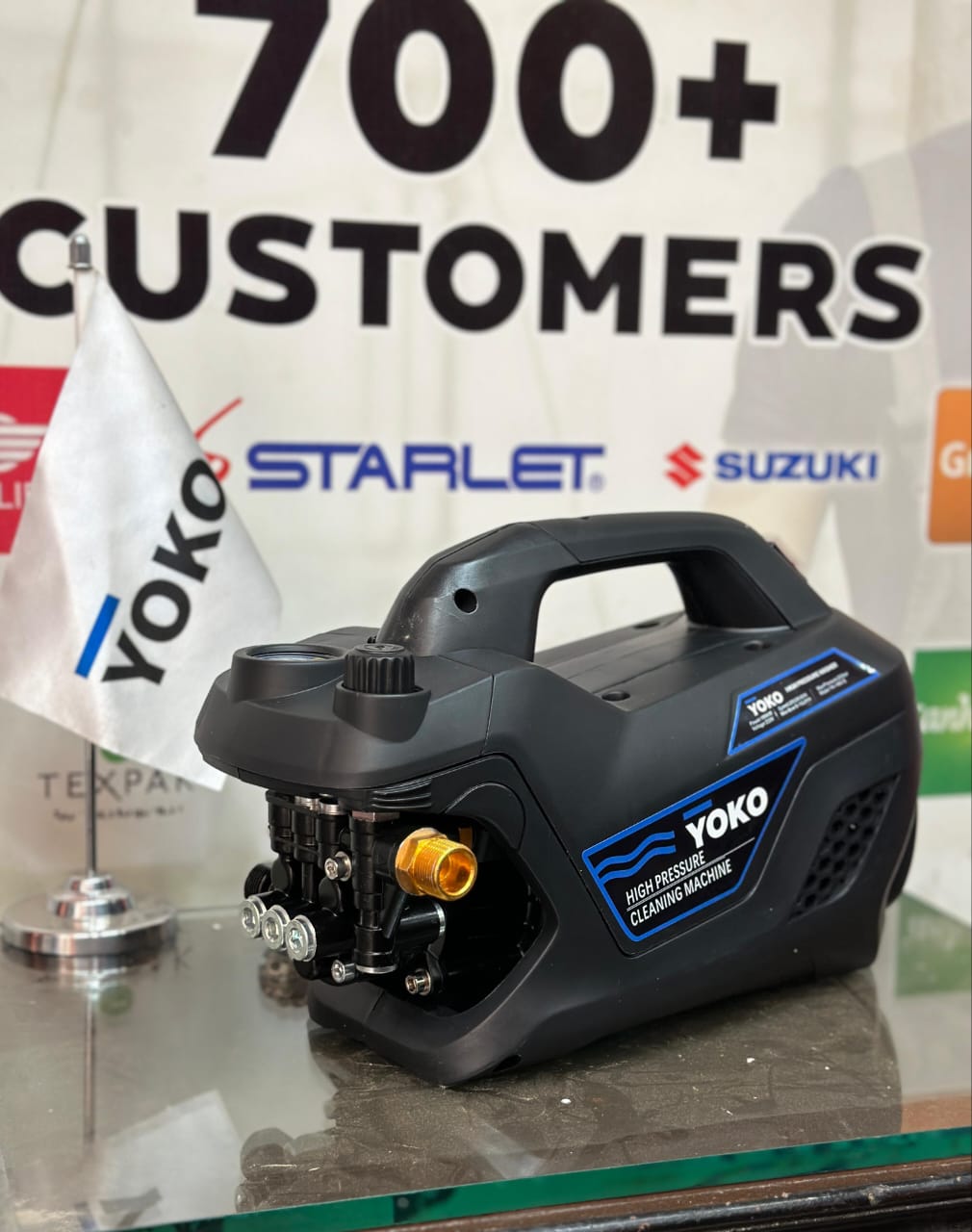 YOKO High Pressure Car Washer | Portable Electric Power Cleaner with Spray Gun, Foam Cannon & Hose – Ideal for Car, Bike, Patio & Home Cleaning