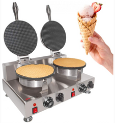 Waffle Maker Cone Shape Double