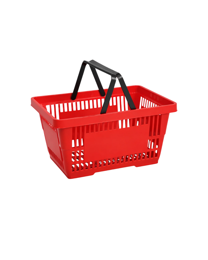 20 Litre Plastic Shopping Basket | Hand Carry Retail Basket – Store It